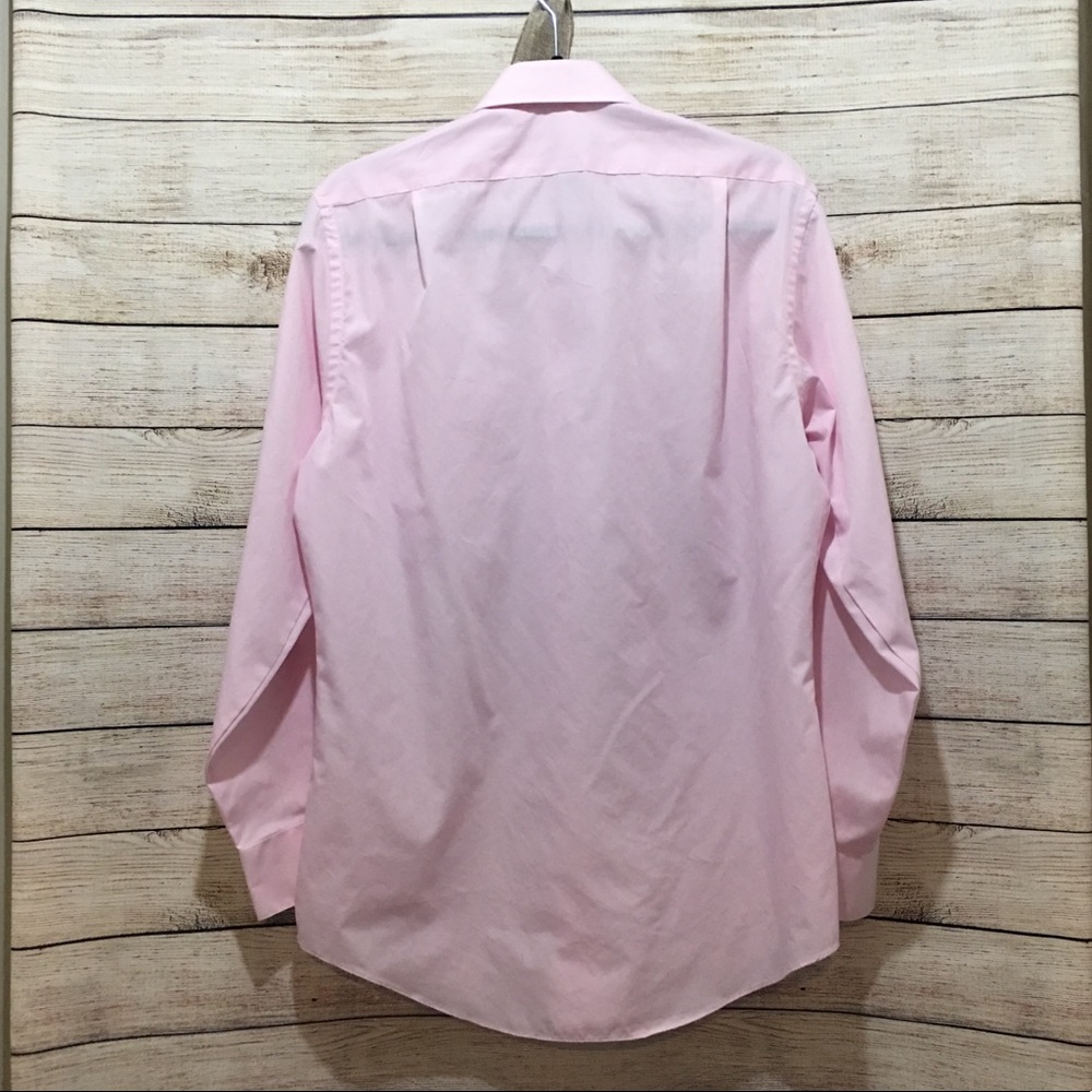 Van Heusen Pink Button Down Dress Shirt Size M - Picture 5 of 8
